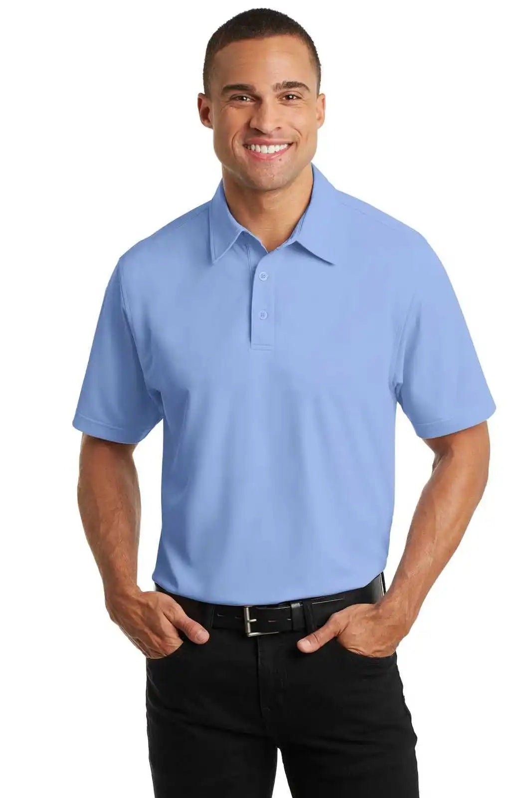 Port Authority K571 Dimension Polo - Dress Shirt Blue