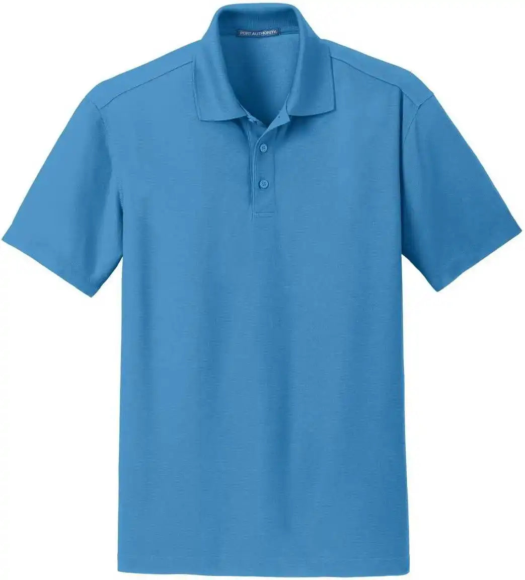 Port Authority K572 Dry Zone Grid Polo Celadon Blue