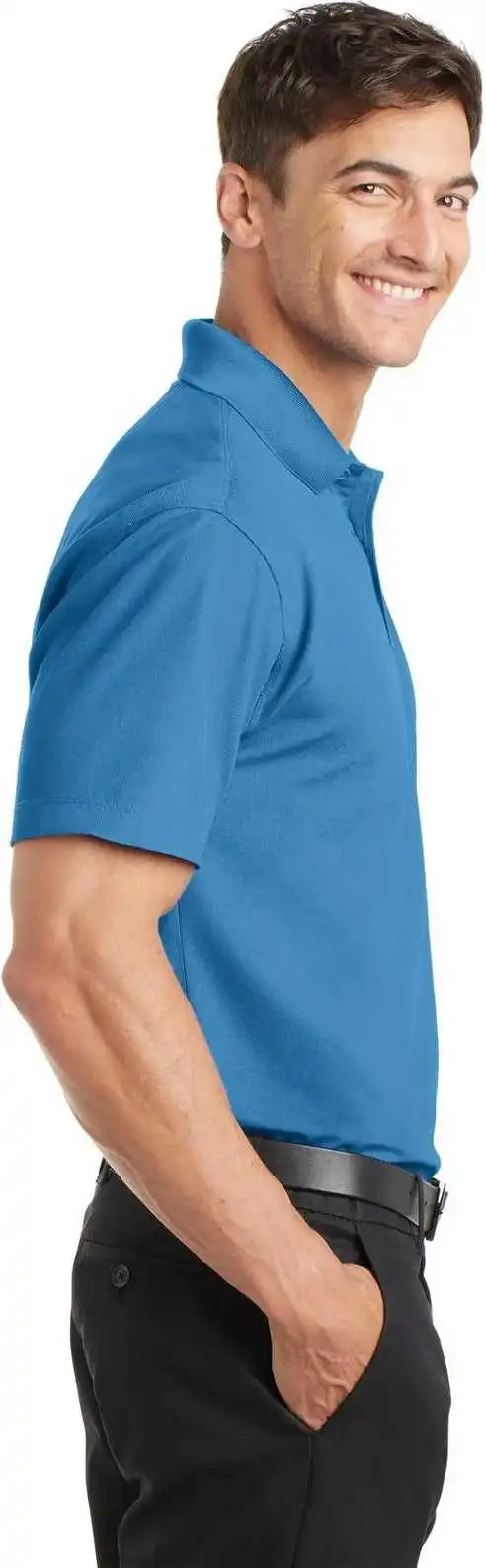 Port Authority K572 Dry Zone Grid Polo Celadon Blue