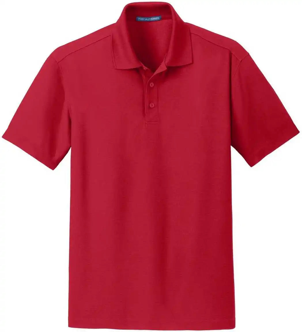 Port Authority K572 Dry Zone Grid Polo Engine Red