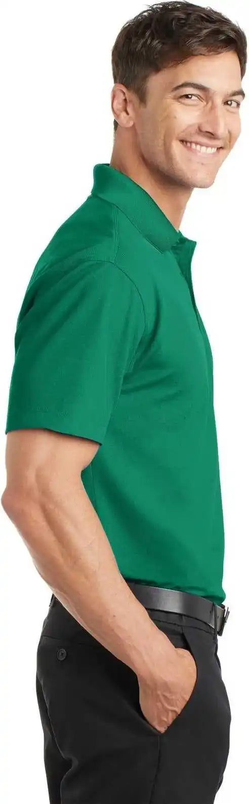 Port Authority K572 Dry Zone Grid Polo Jewel Green