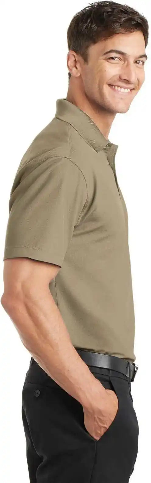 Port Authority K572 Dry Zone Grid Polo - Tan
