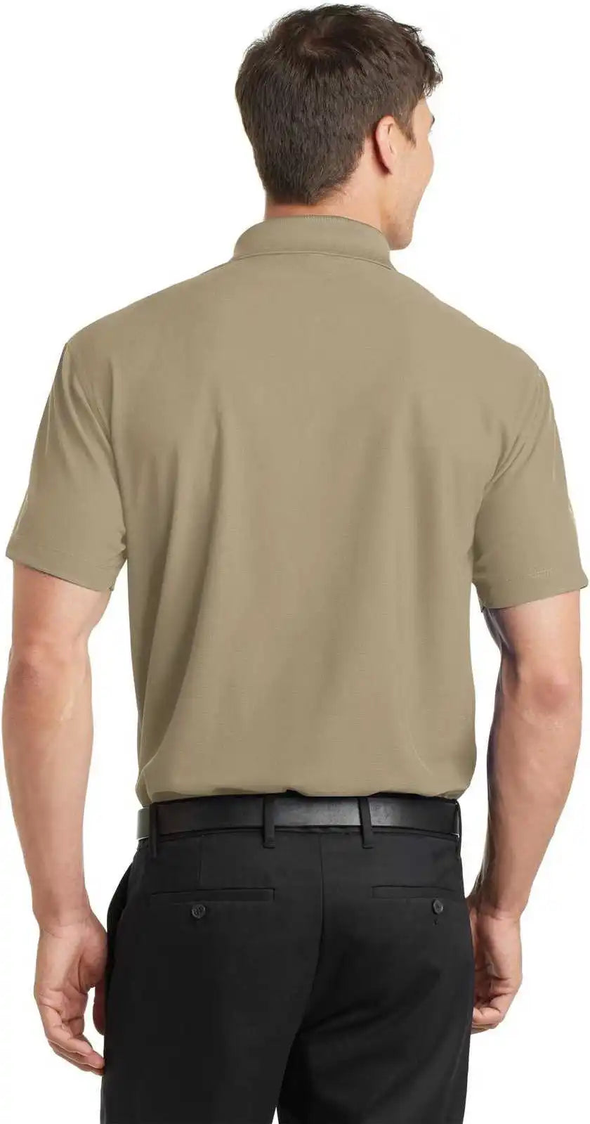 Port Authority K572 Dry Zone Grid Polo - Tan