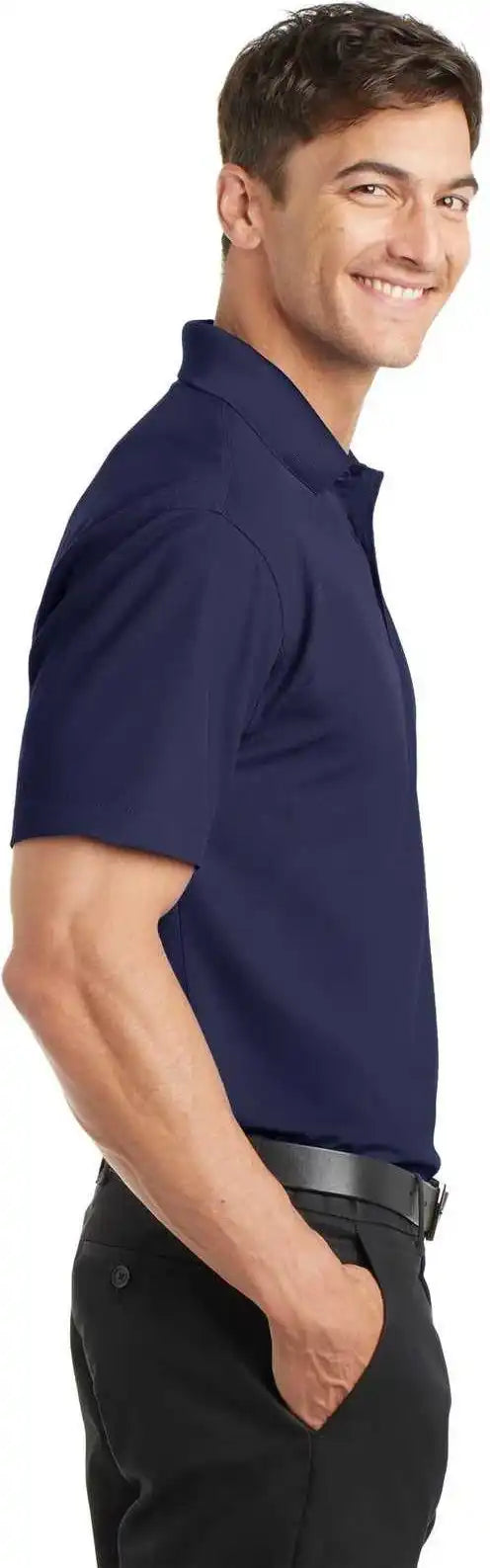 Port Authority K572 Dry Zone Grid Polo True Navy