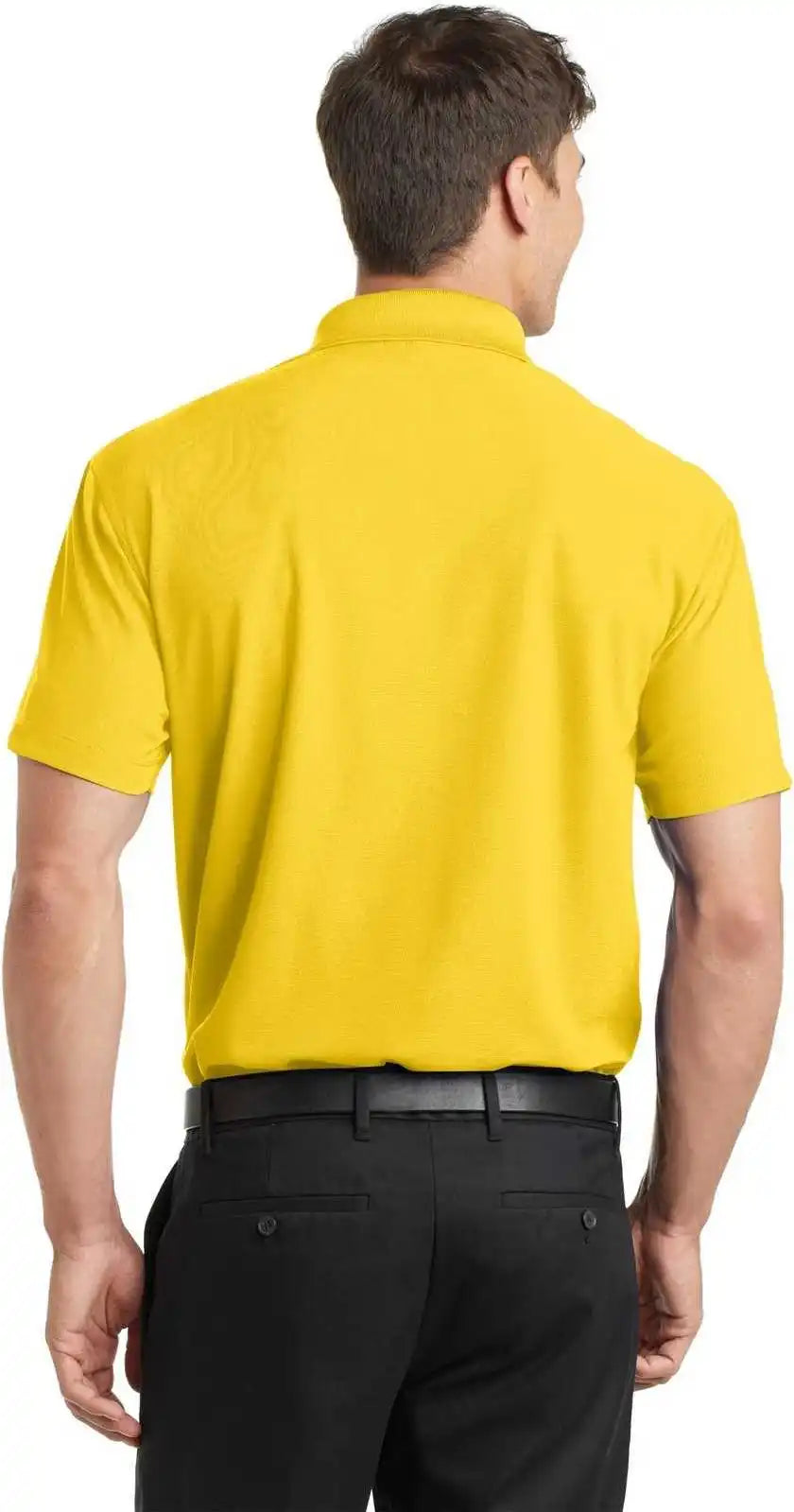 Port Authority K572 Dry Zone Grid Polo - Yellow