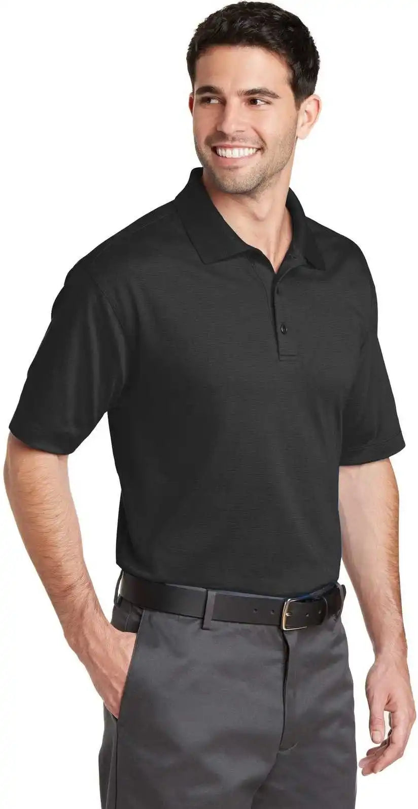Port Authority K573 Rapid Dry Mesh Polo Black