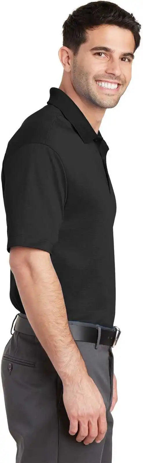 Port Authority K573 Rapid Dry Mesh Polo Black