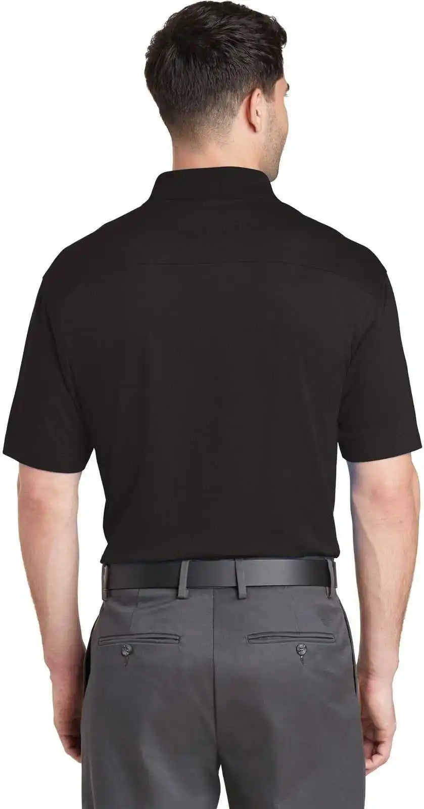 Port Authority K573 Rapid Dry Mesh Polo Black