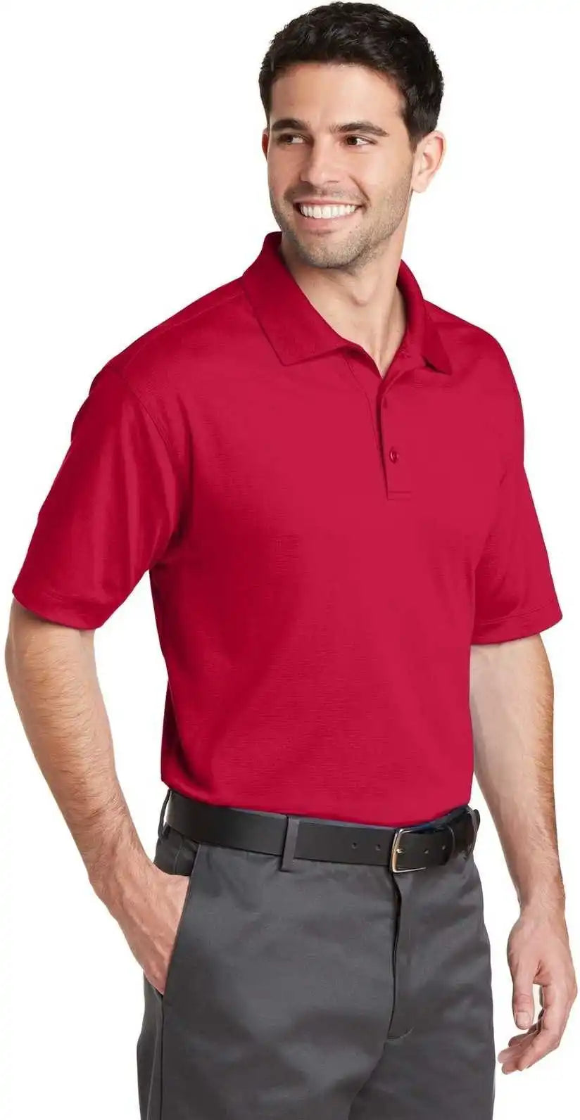 Port Authority K573 Rapid Dry Mesh Polo Engine Red