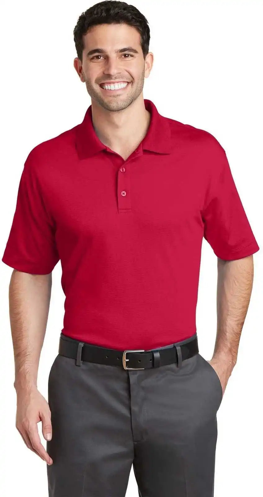 Port Authority K573 Rapid Dry Mesh Polo Engine Red