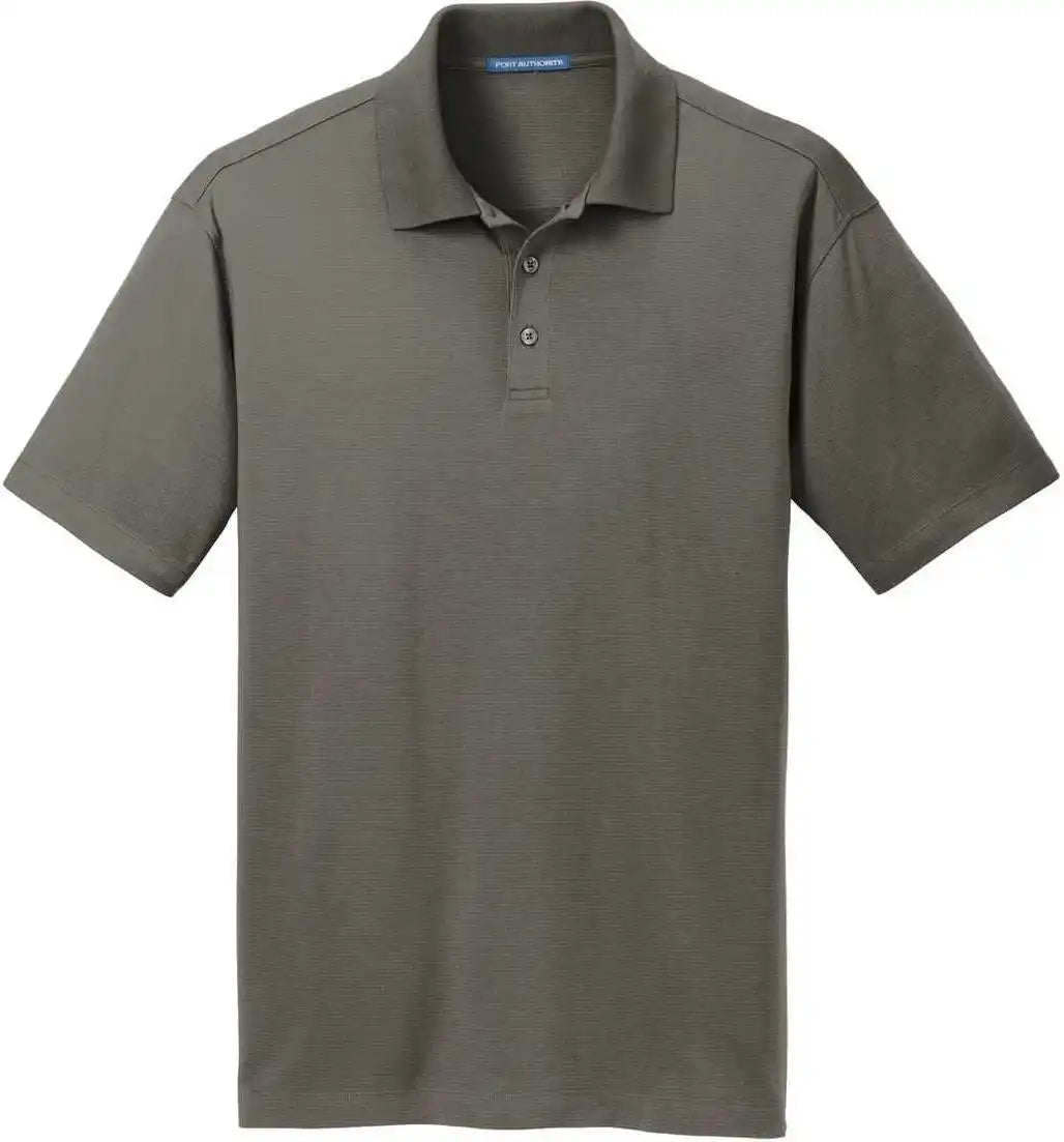 Port Authority K573 Rapid Dry Mesh Polo Gray Smoke