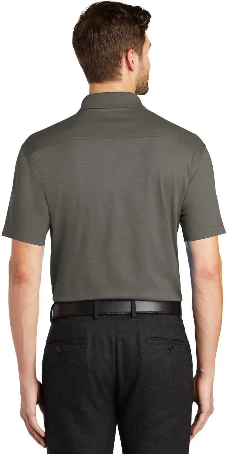 Port Authority K573 Rapid Dry Mesh Polo Gray Smoke