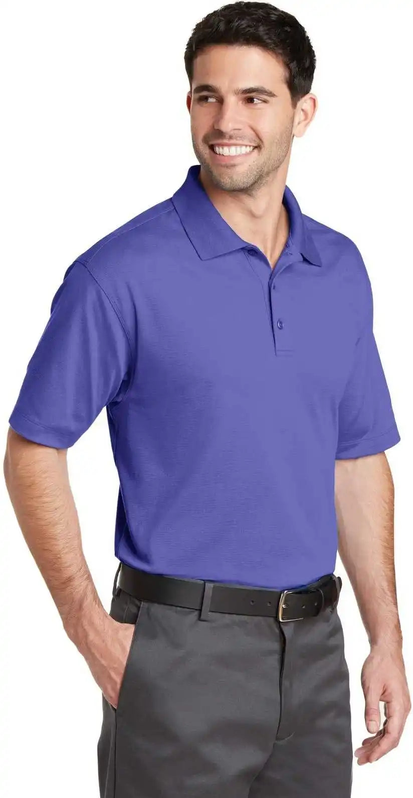 Port Authority K573 Rapid Dry Mesh Polo - Iris Blue