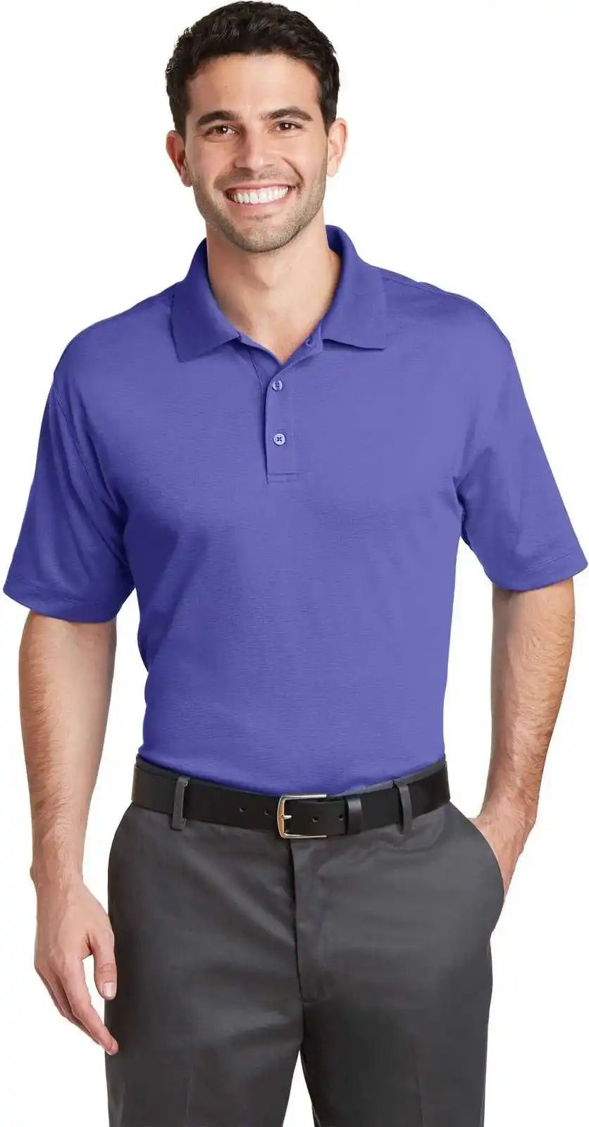 Port Authority K573 Rapid Dry Mesh Polo - Iris Blue