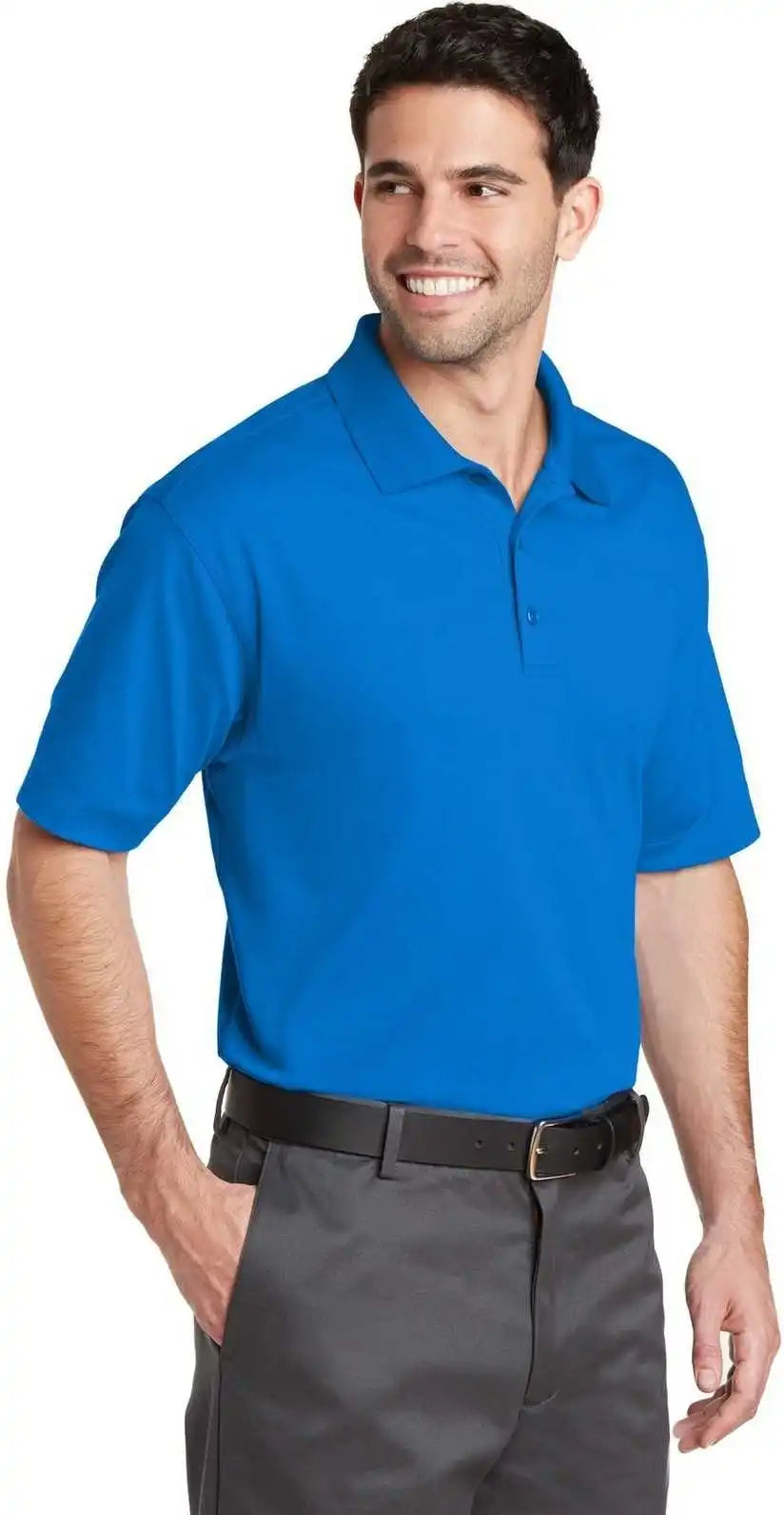 Port Authority K573 Rapid Dry Mesh Polo Skydiver Blue