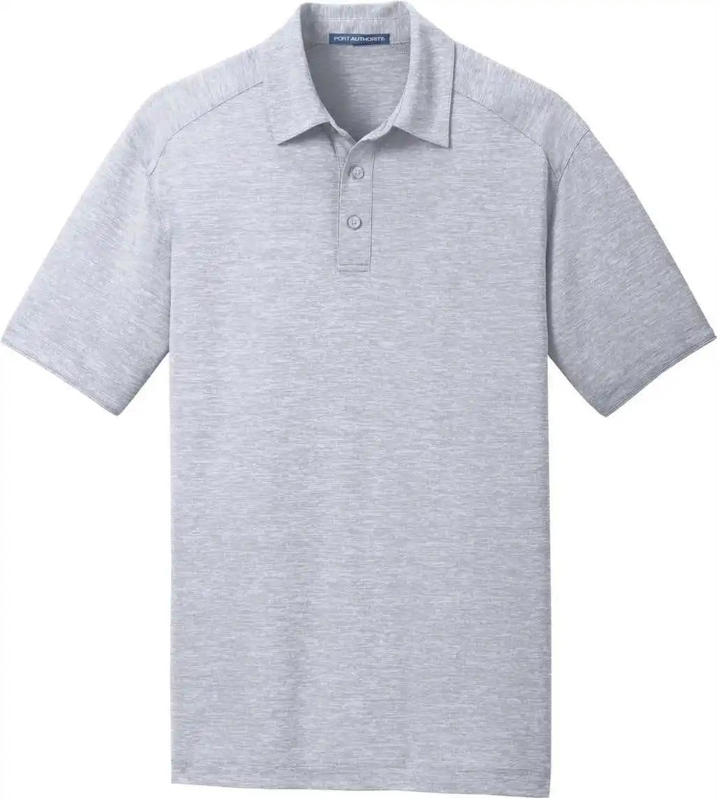 Port Authority K574 Digi Heather Performance Polo - Light Grey
