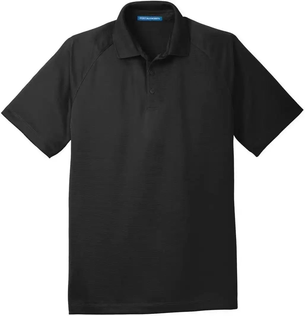 Port Authority K575 Crossover Raglan Polo Black
