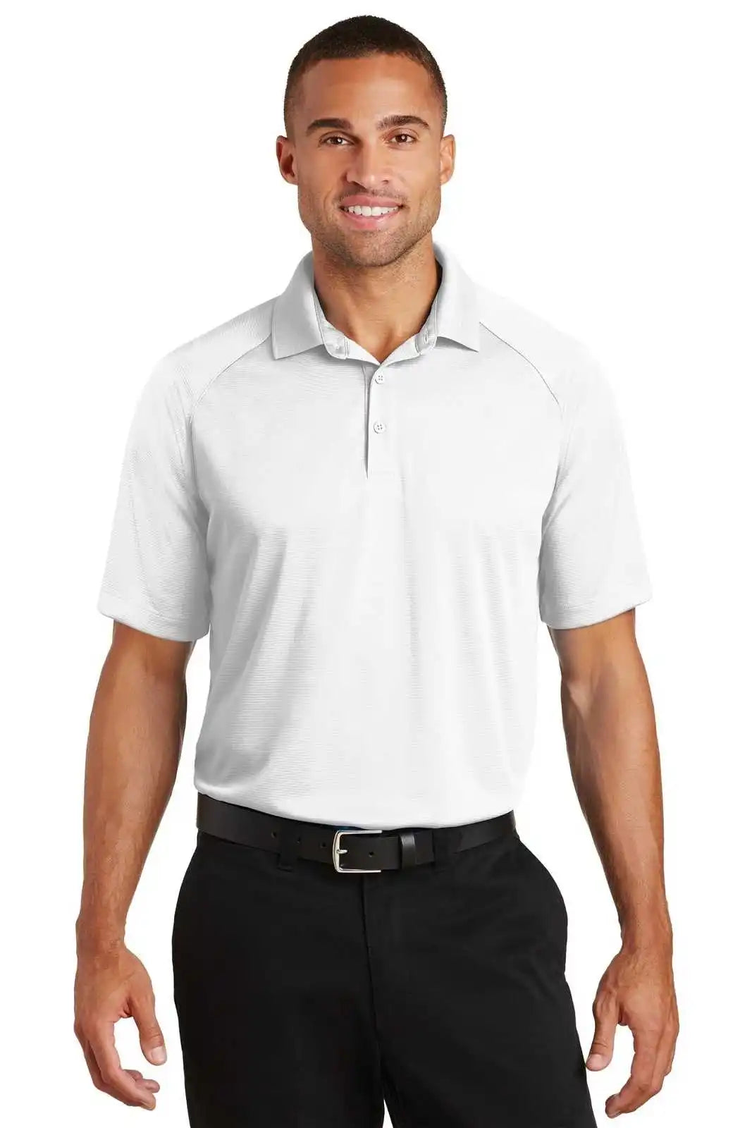 Port Authority K575 Crossover Raglan Polo - White