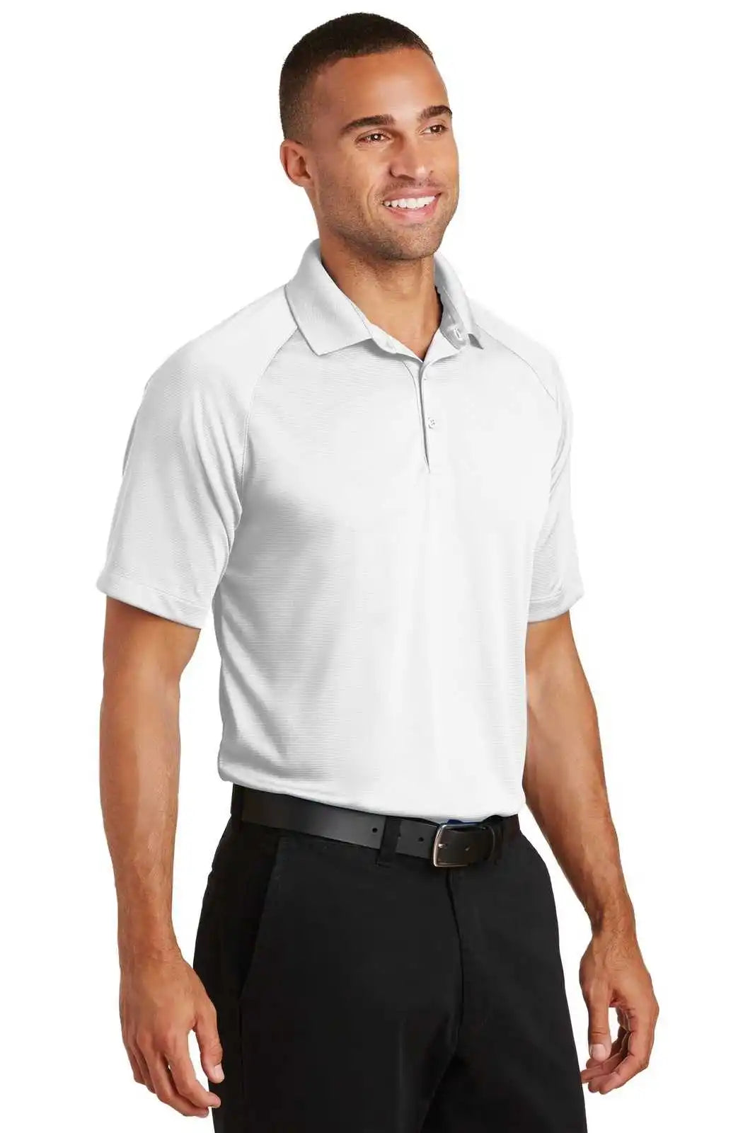 Port Authority K575 Crossover Raglan Polo - White