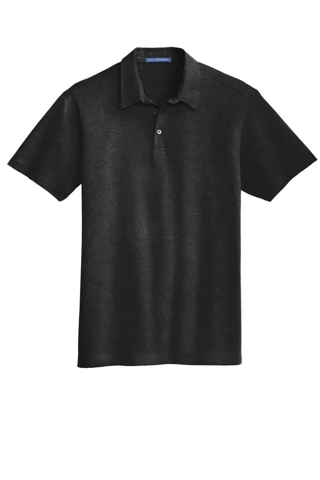 Port Authority K577 Meridian Cotton Blend Polo - Black