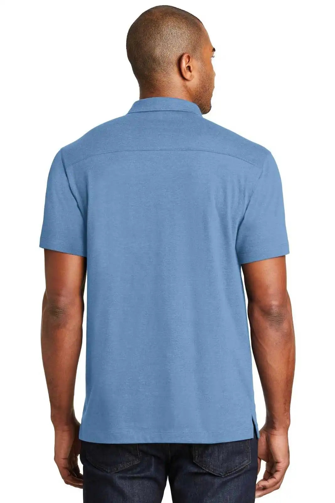 Port Authority K577 Meridian Cotton Blend Polo - Blue Skies