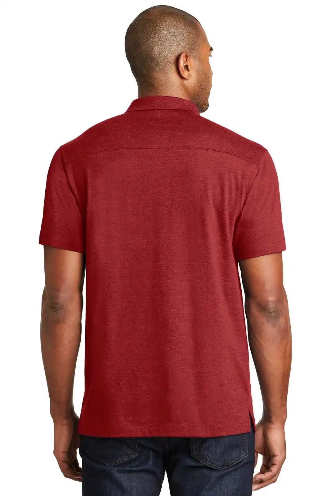 Port Authority K577 Meridian Cotton Blend Polo - Flame Red