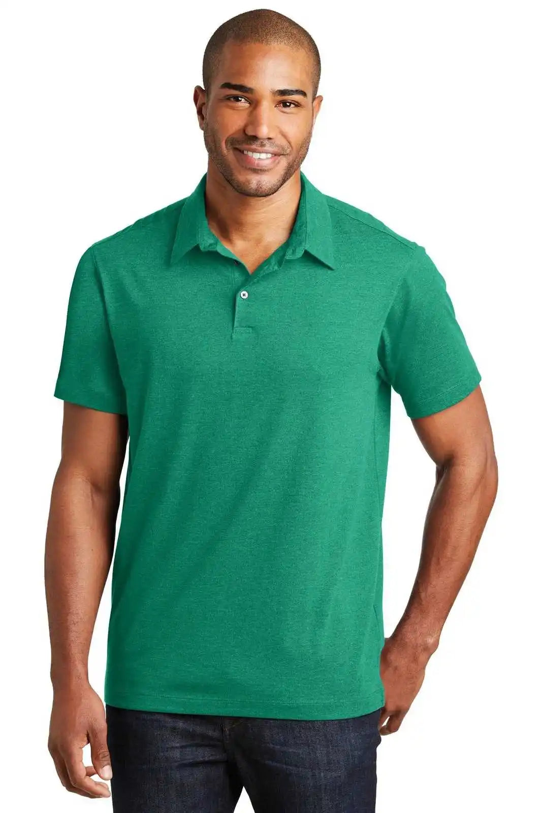 Port Authority K577 Meridian Cotton Blend Polo - Verdant Green
