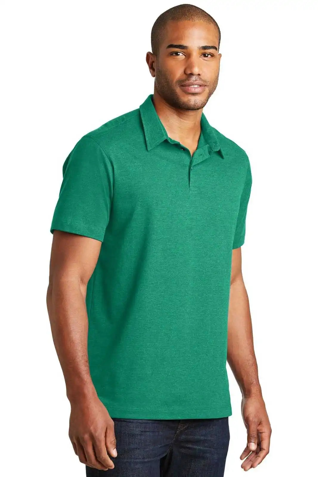 Port Authority K577 Meridian Cotton Blend Polo - Verdant Green