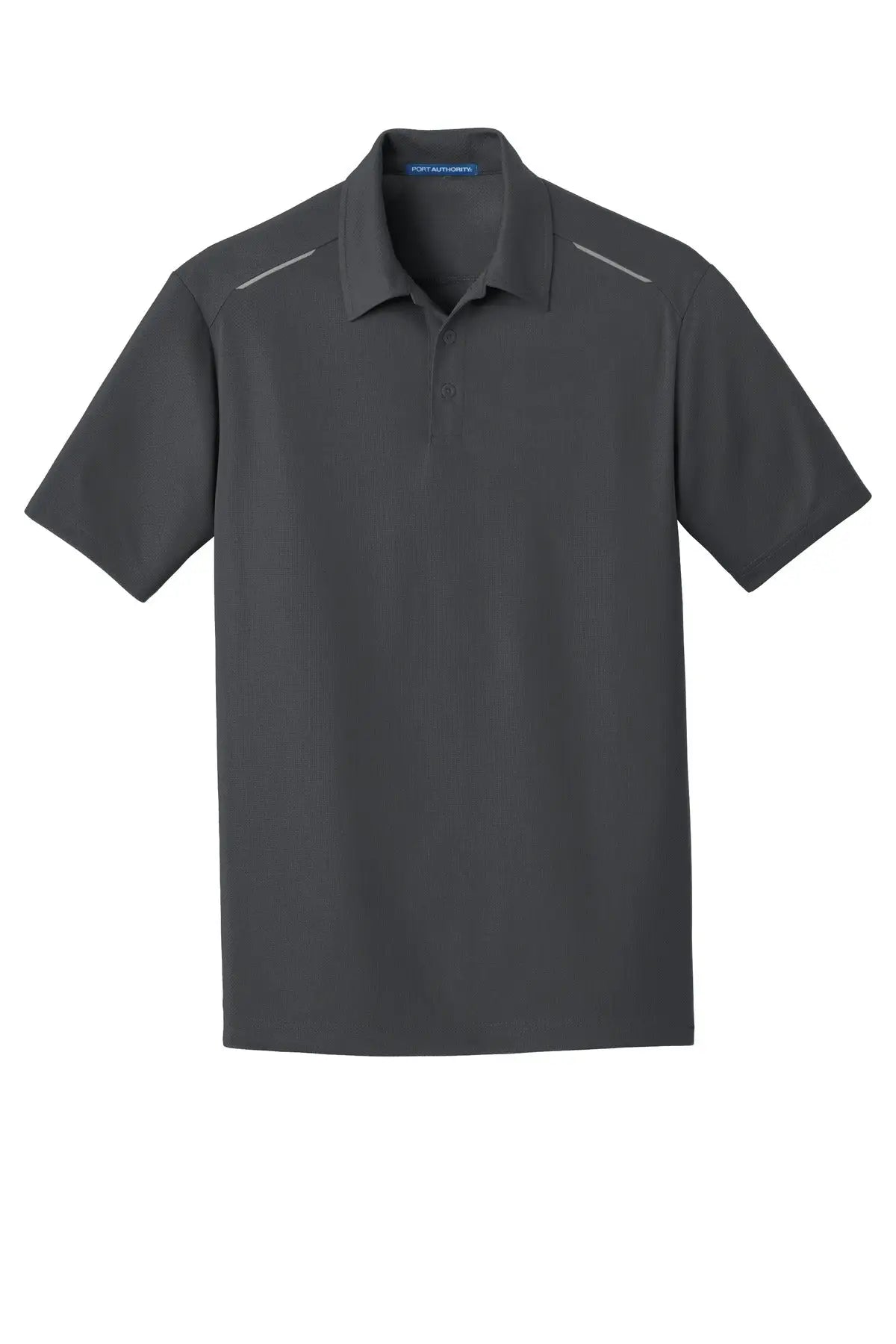 Port Authority K580 Pinpoint Mesh Polo - Battleship Gray