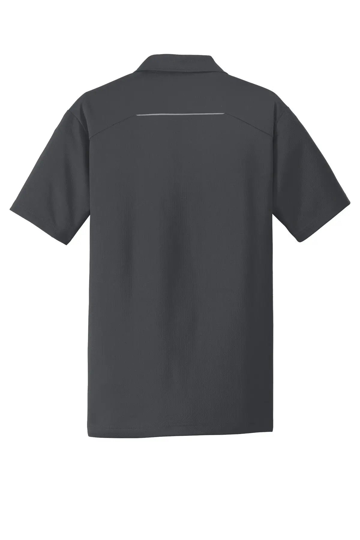 Port Authority K580 Pinpoint Mesh Polo - Battleship Gray