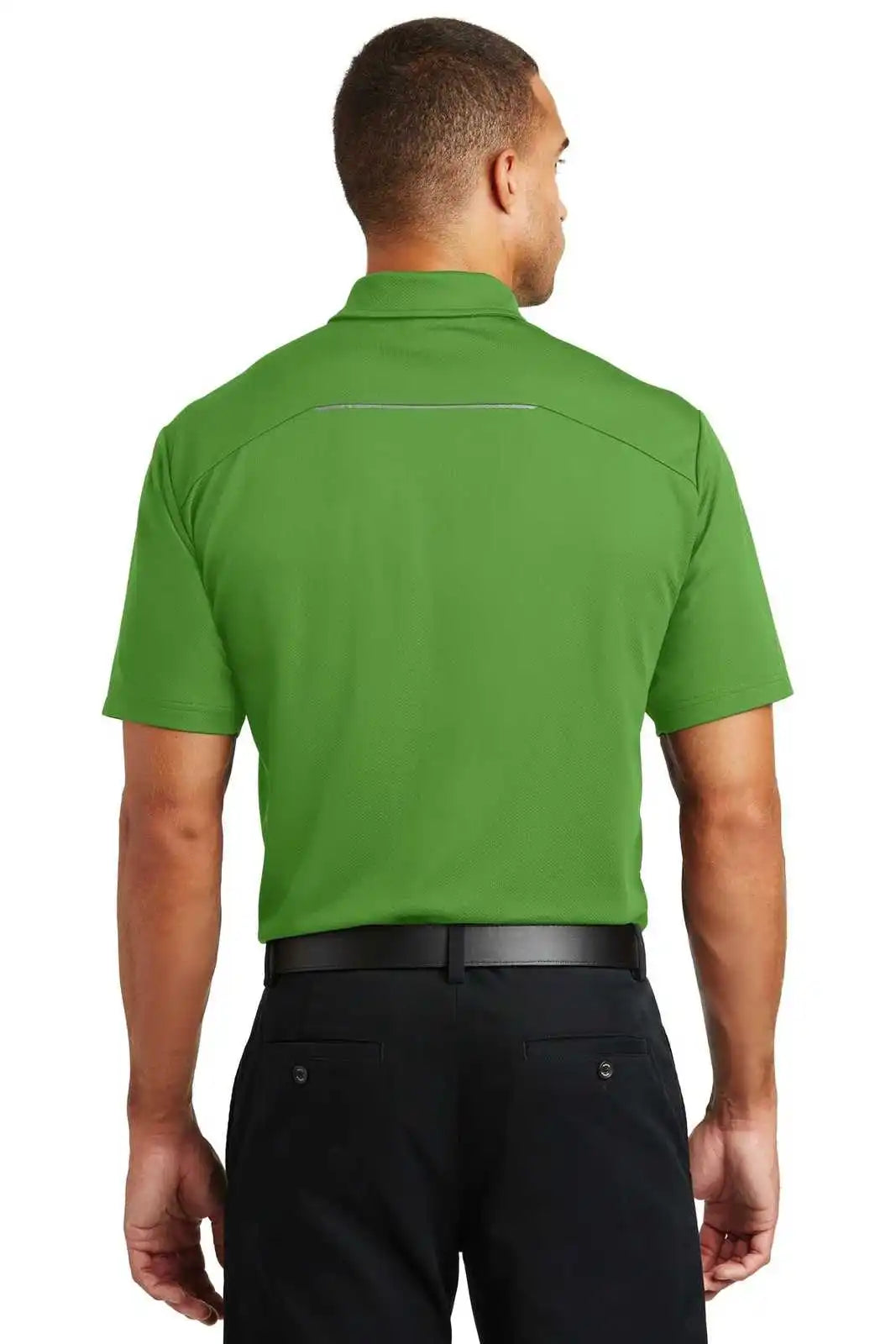 Port Authority K580 Pinpoint Mesh Polo - Treetop Green