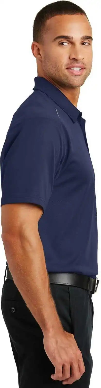 Port Authority K580 Pinpoint Mesh Polo - True Navy