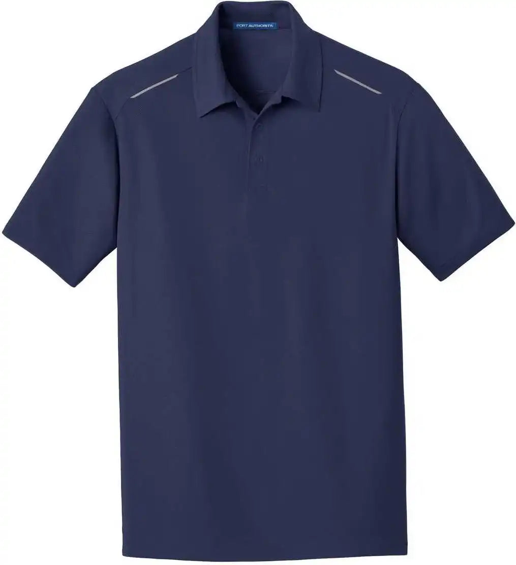 Port Authority K580 Pinpoint Mesh Polo - True Navy