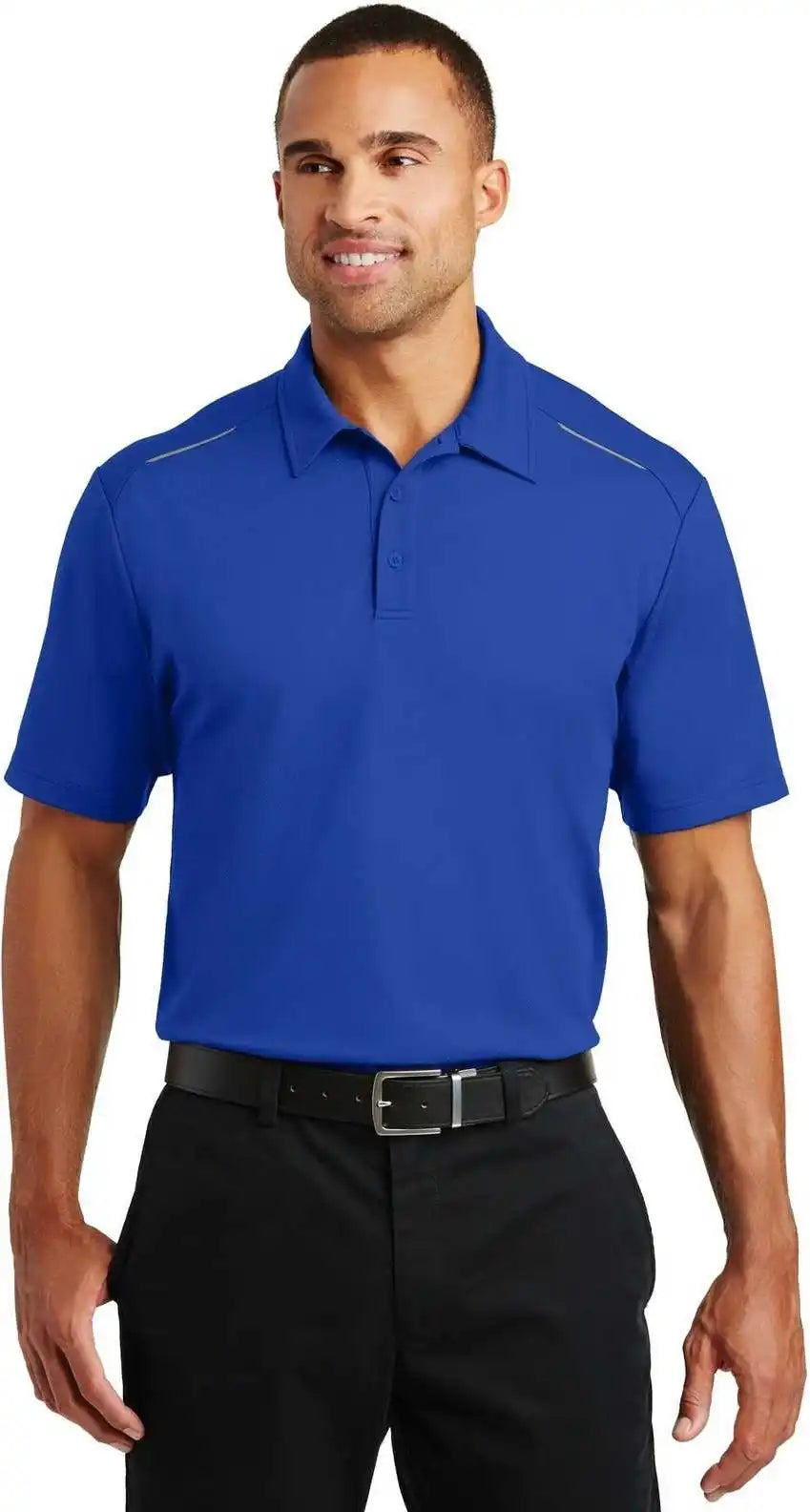 Port Authority K580 Pinpoint Mesh Polo True Royal