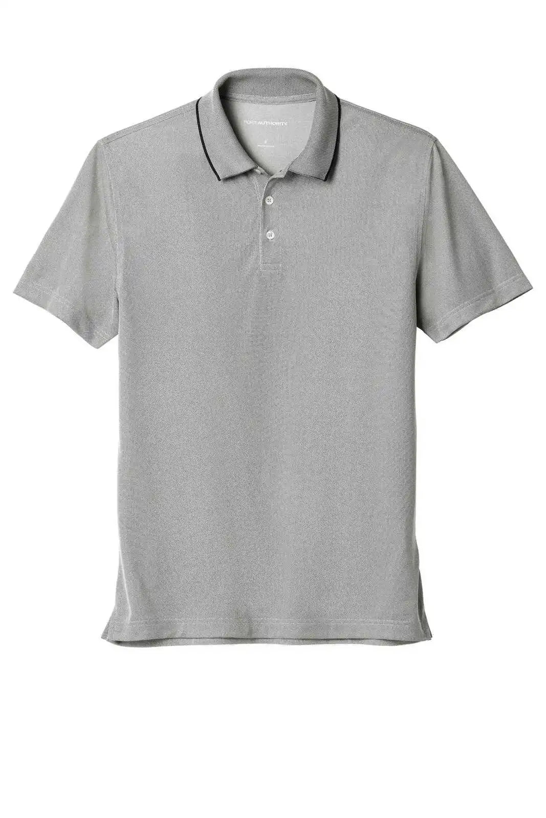 Port Authority K582 Poly Oxford Pique Polo - Black