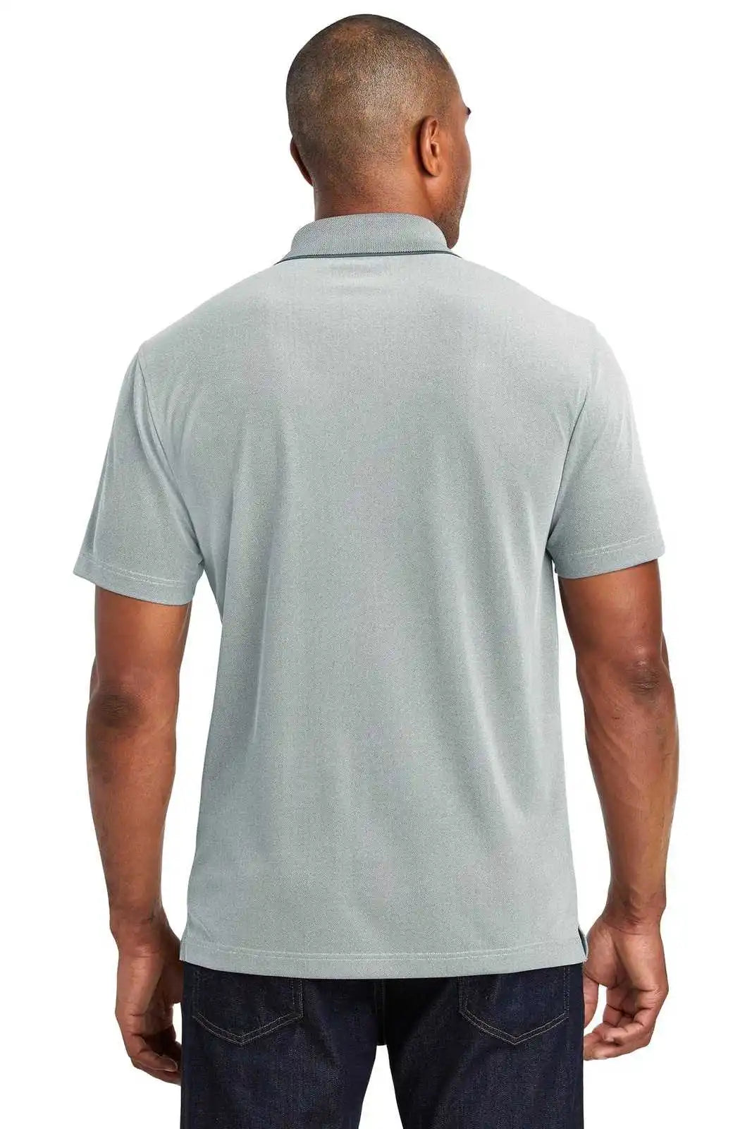 Port Authority K582 Poly Oxford Pique Polo - Gusty Gray