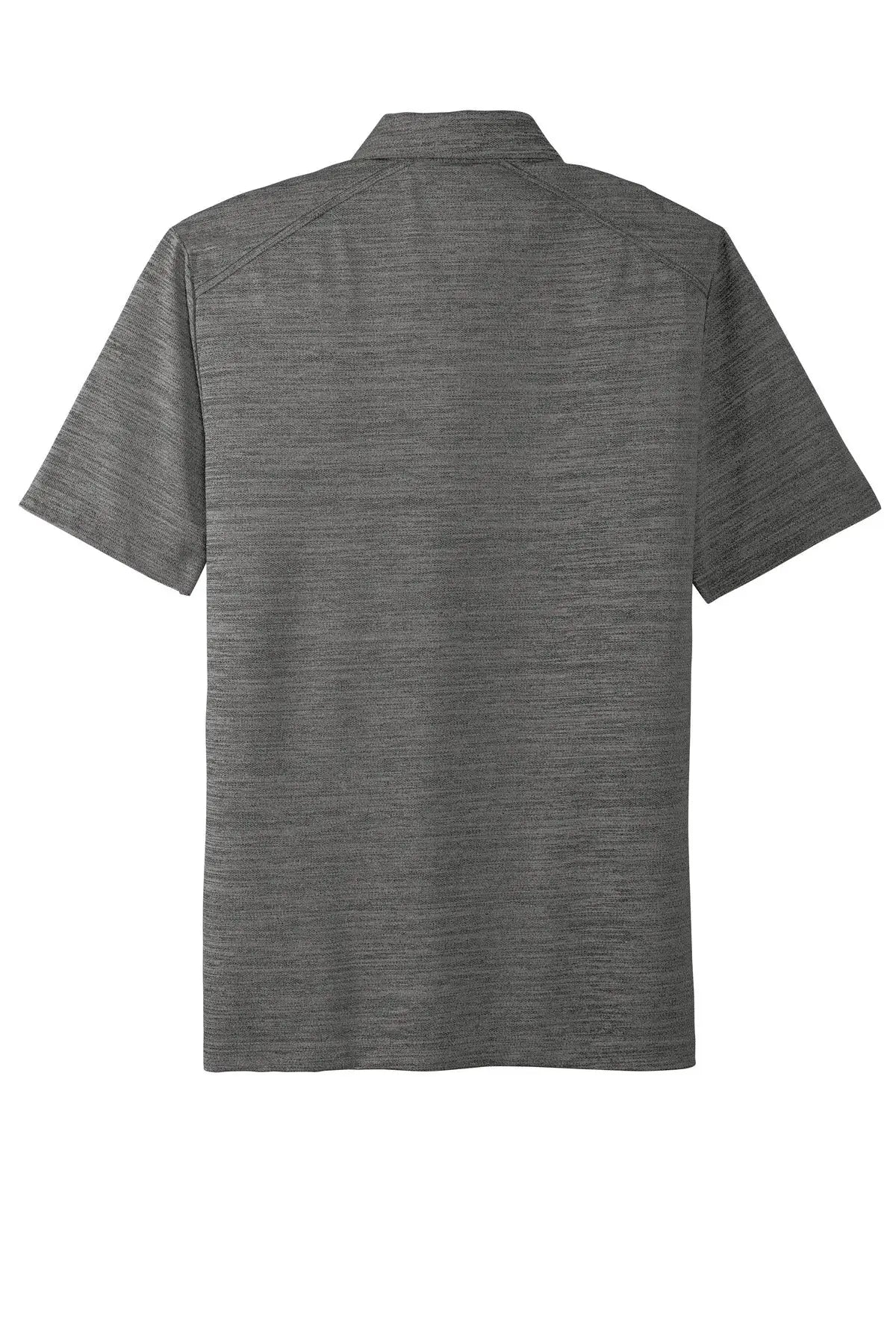 Port Authority K583 Stretch Heather Polo - Black Thunder Gray