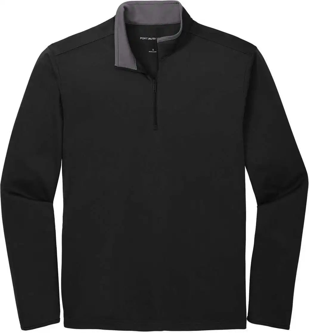 Port Authority K584 Silk Touch Performance 1/4 Zip K584black Steel Gray