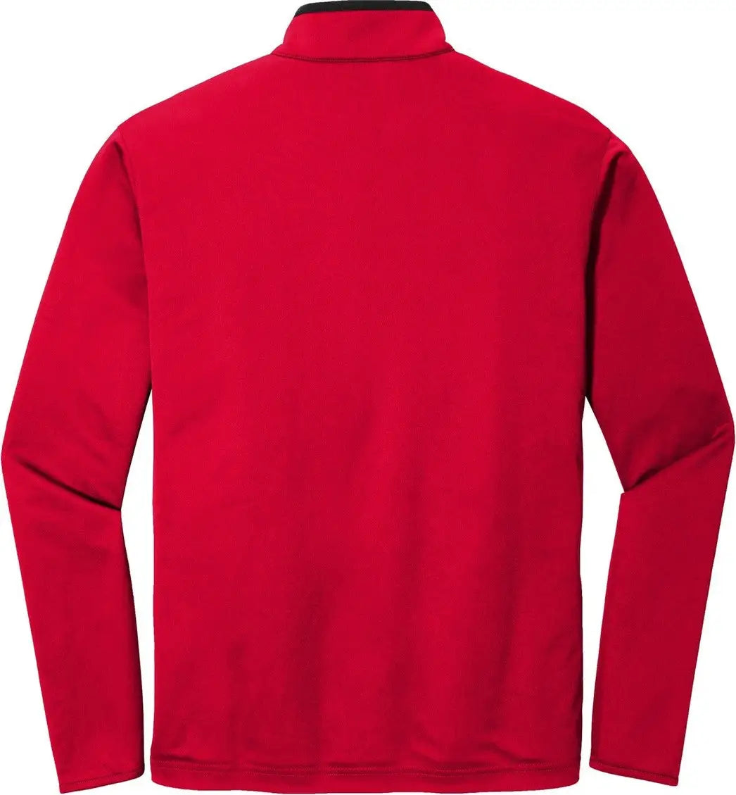 Port Authority K584 Silk Touch Performance 1/4-zip - Red Black - Red/ / Adult Xs