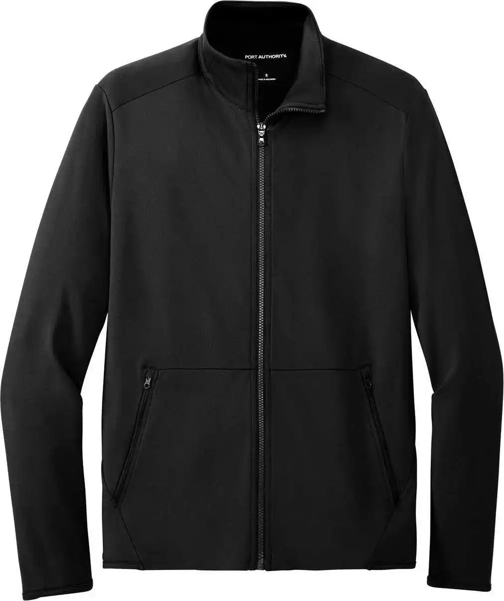 Port Authority K595 Accord Stretch Fleece Full-zip - Black