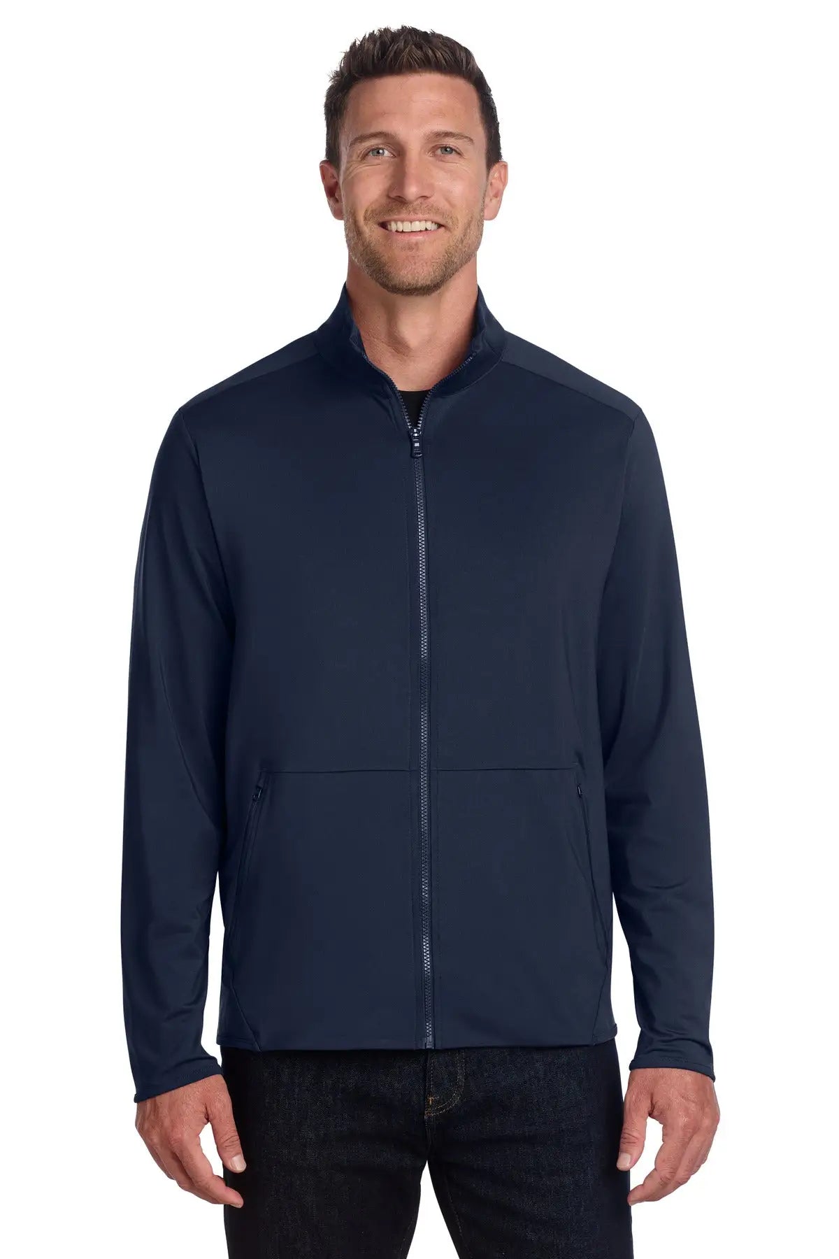 Port Authority K595 Accord Stretch Fleece Full-zip - Navy - Adult Xs