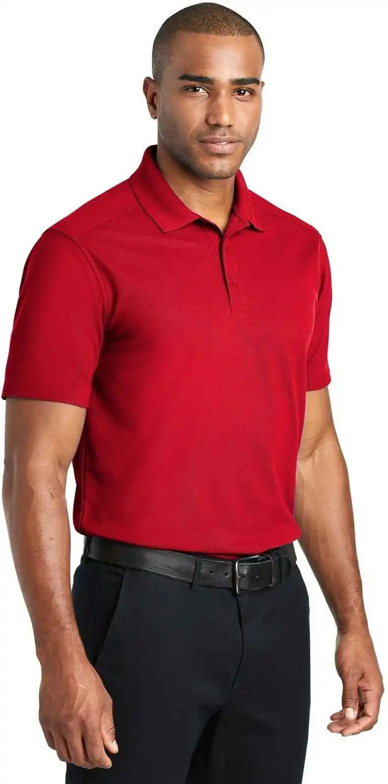 Port Authority K600 Ezperformance Pique Polo Apple Red