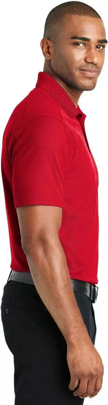 Port Authority K600 Ezperformance Pique Polo Apple Red