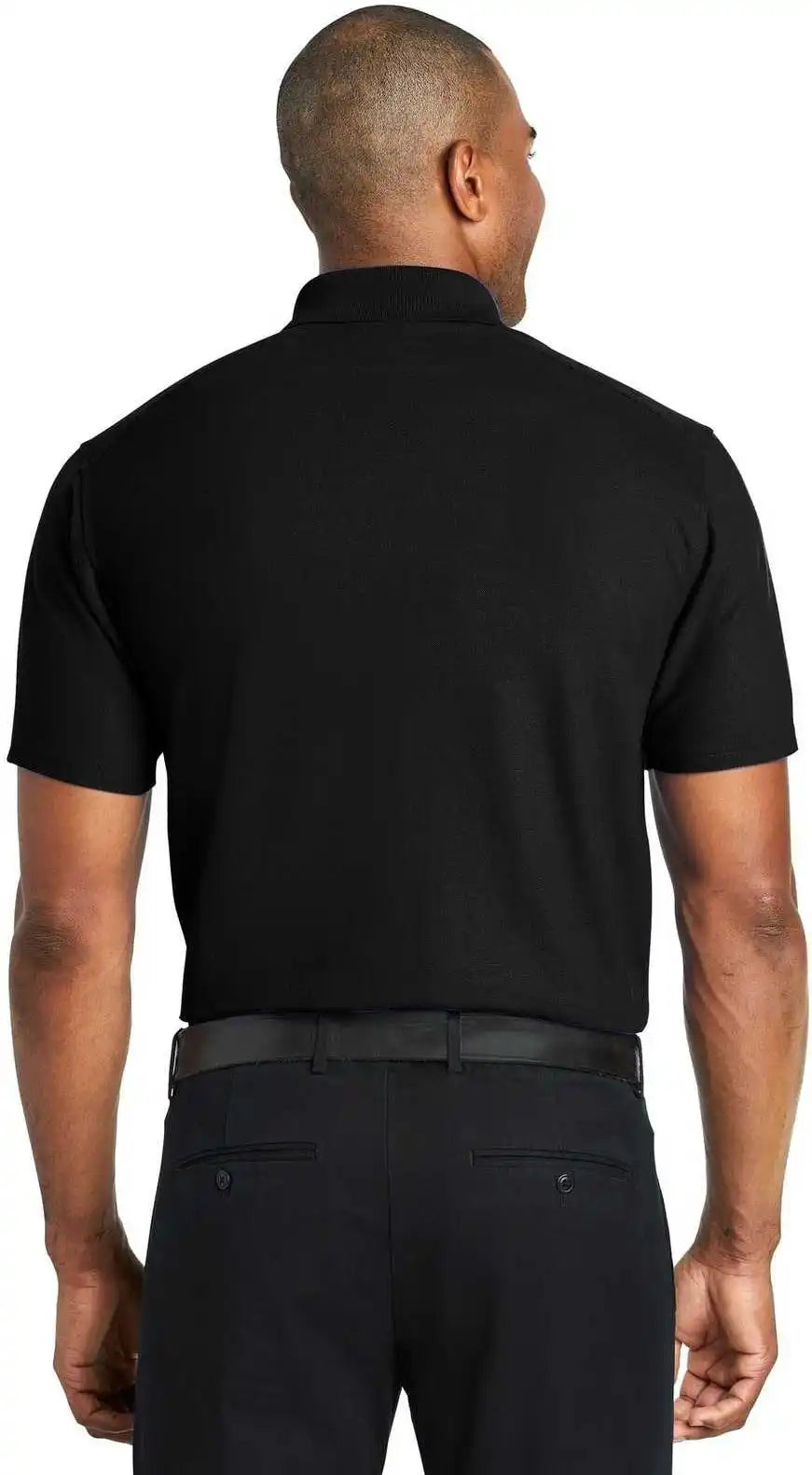 Port Authority K600 Ezperformance Pique Polo Black