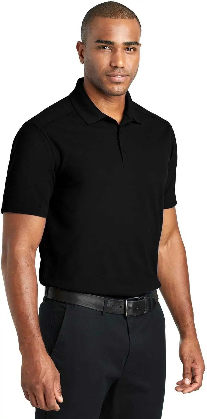 Port Authority K600 Ezperformance Pique Polo - Black