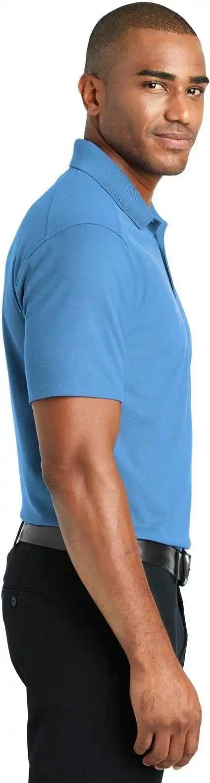 Port Authority K600 Ezperformance Pique Polo Carolina Blue