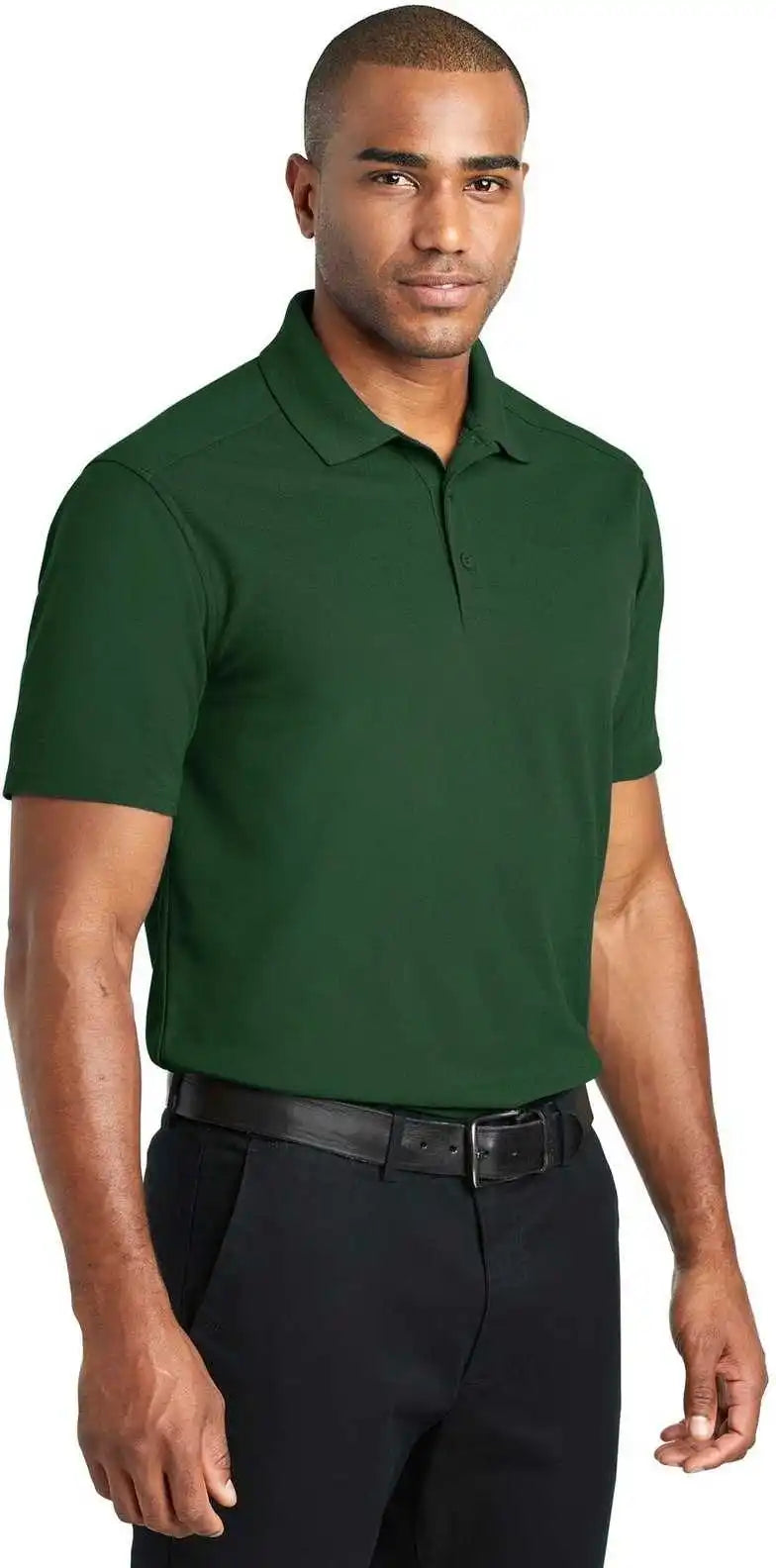 Port Authority K600 Ezperformance Pique Polo Deep Forest Green