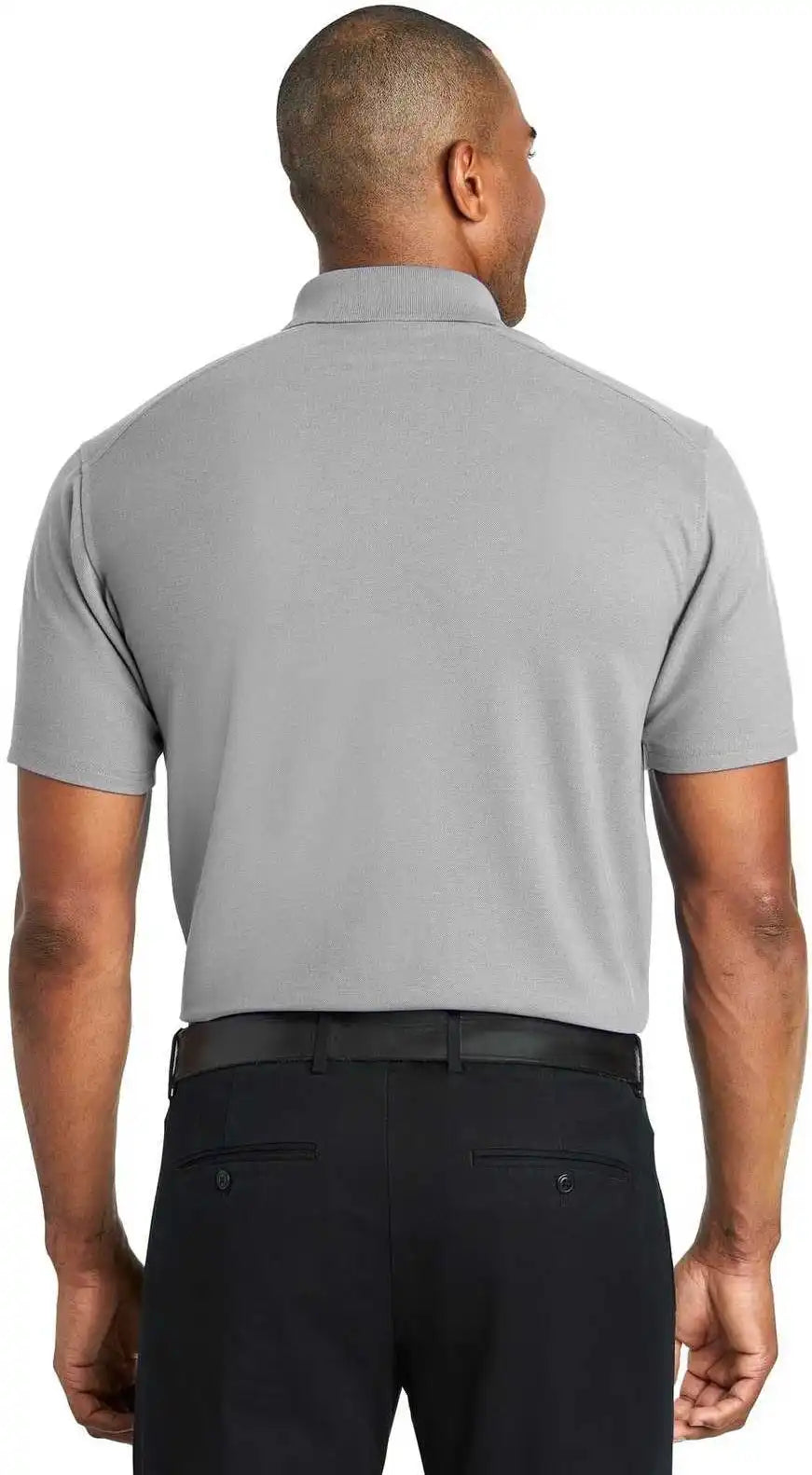 Port Authority K600 Ezperformance Pique Polo - Gusty Gray