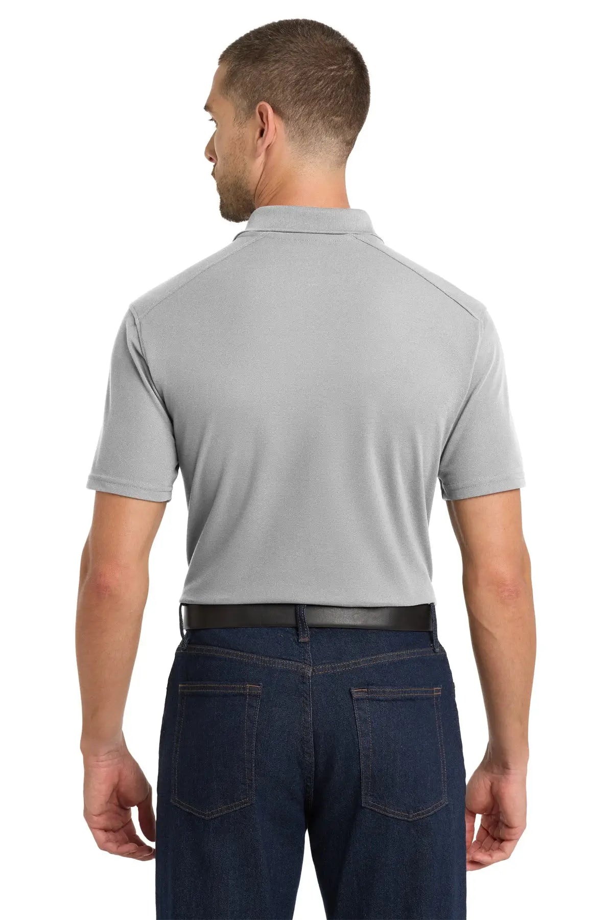Port Authority K600 Ezperformance Pique Polo - Gusty Gray