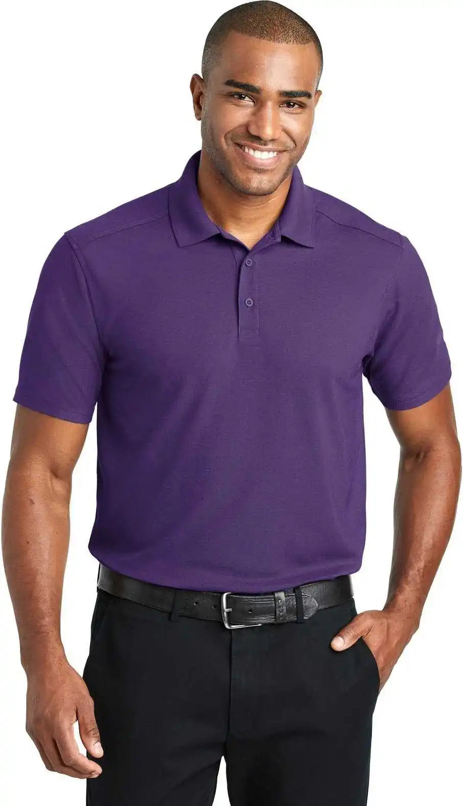 Port Authority K600 Ezperformance Pique Polo Majestic Purple